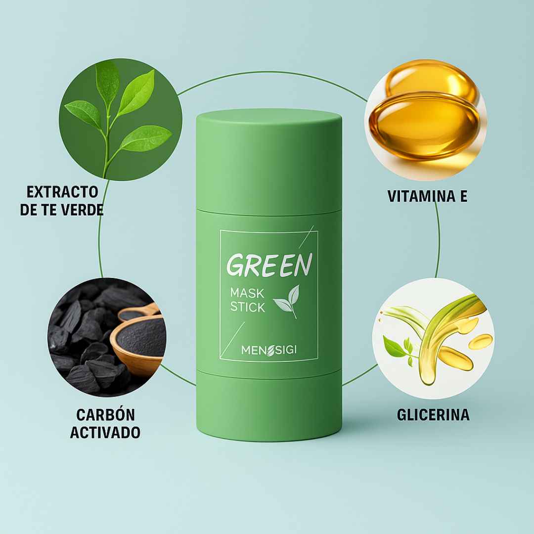 Greenliss Mask x3 – Limpieza Profunda y Renovación Facial