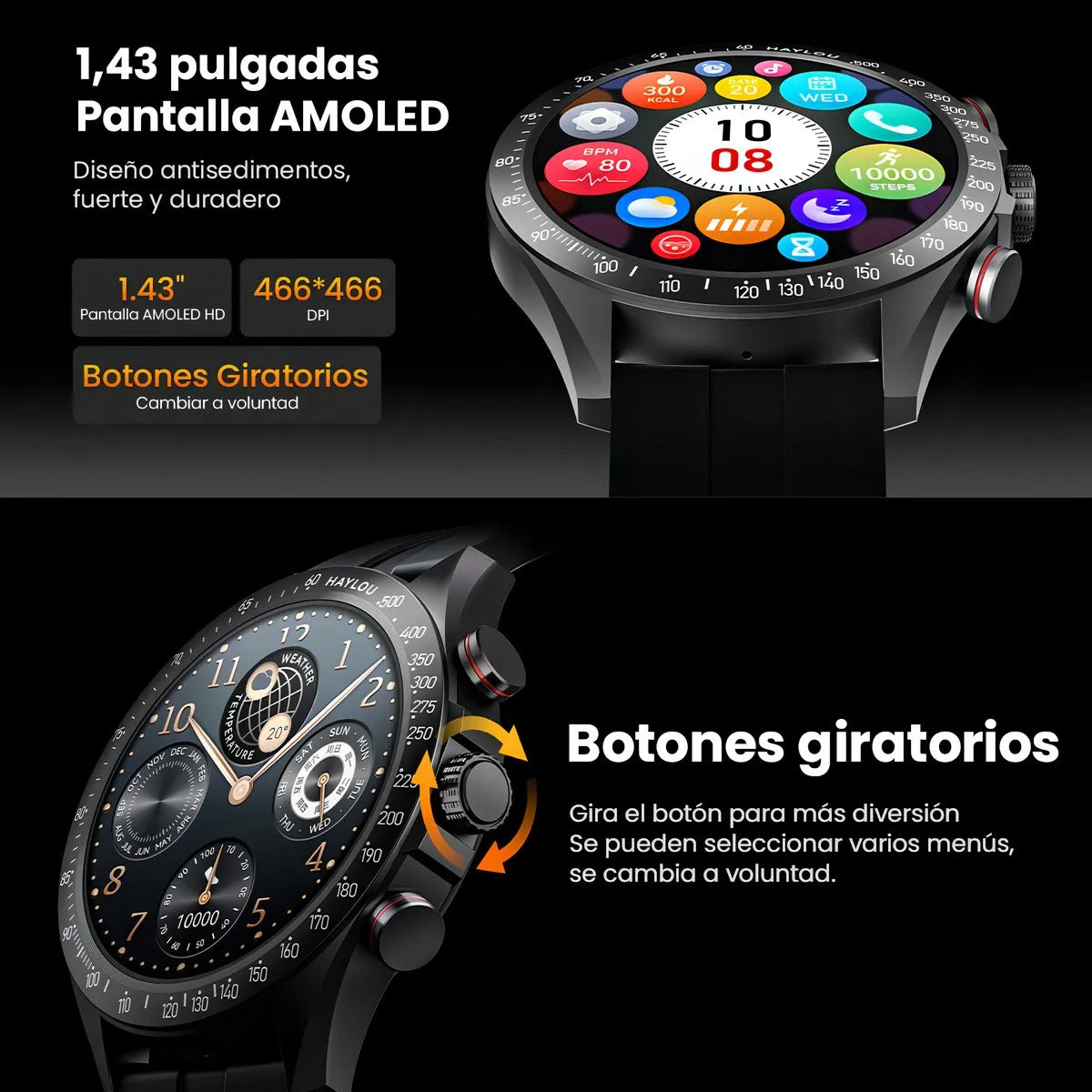 Smartwatch Deportivo (🔥 LIQUIDACIÓN DE ENERO 🎁)