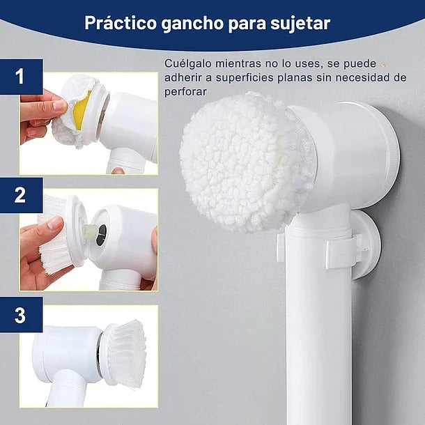 Cepillo de Limpieza Eléctrico Portátil 3 en 1 – CleanPro